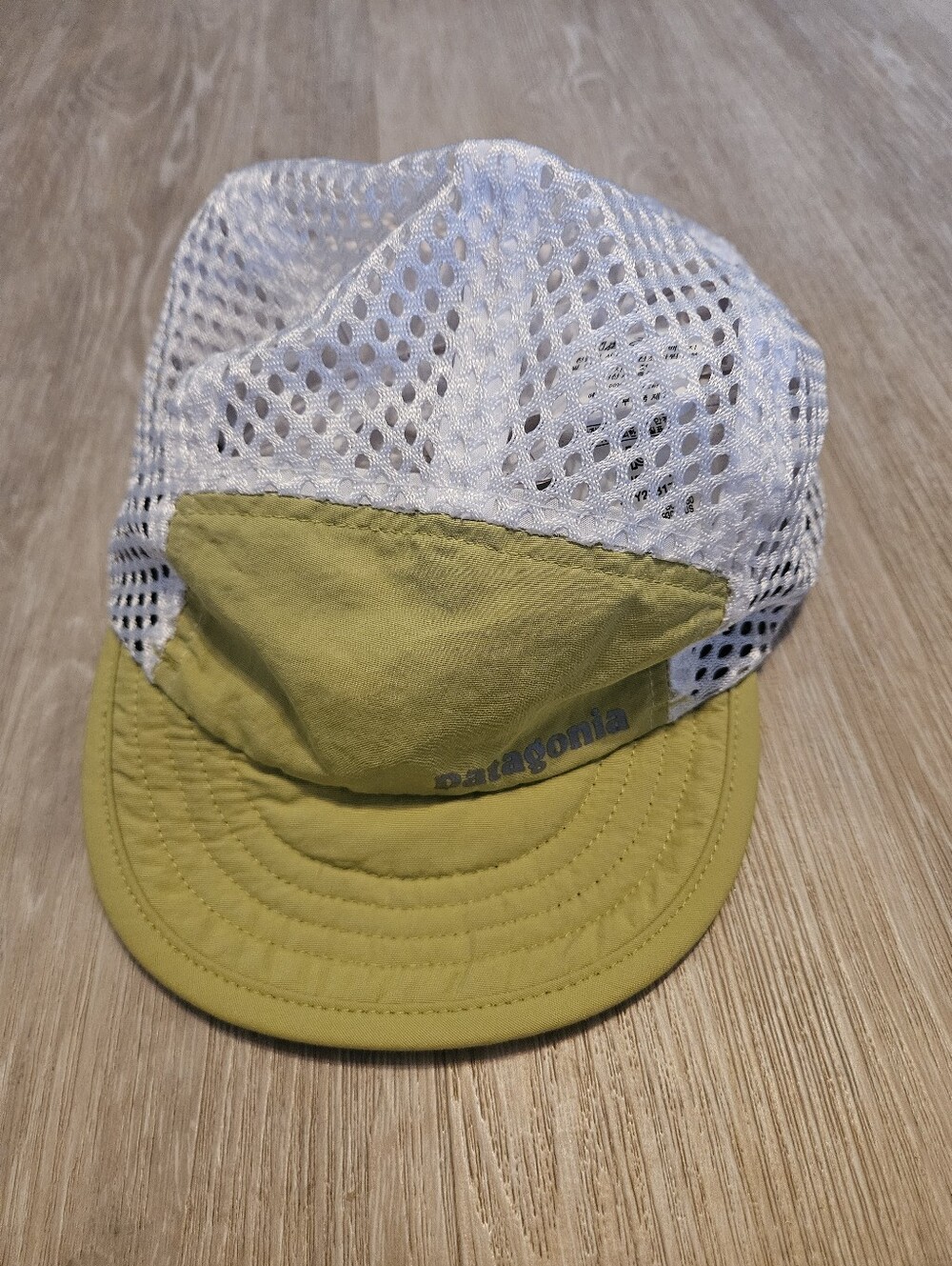 PATAGONIA Duckbill Cap Folios Green White Mesh One Size Adjustable